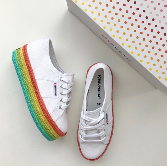 superga rainbow sneakers